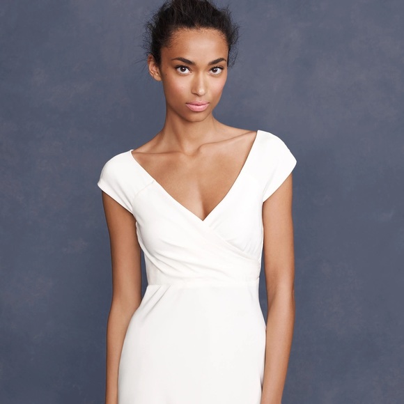 J. Crew Dresses J Crew Cecilia Size 8 Silk Wedding Dress Ivory